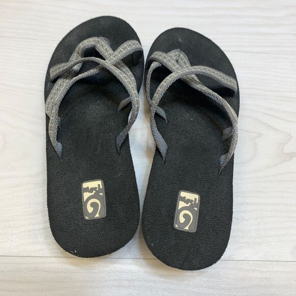 Teva Flip Flop Women's Mush Mandalyn Wedge Size 6 - Picture 5 of 10